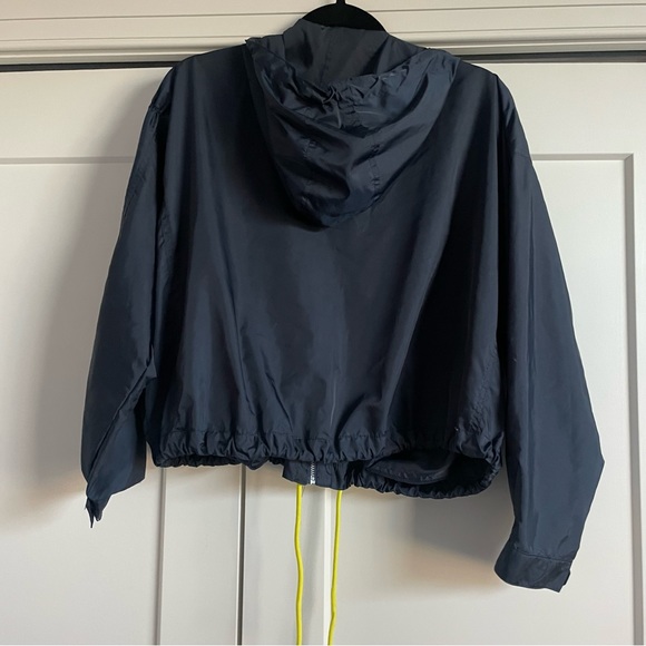 Zara navy blue cropped windbreaker jacket - Picture 6 of 7